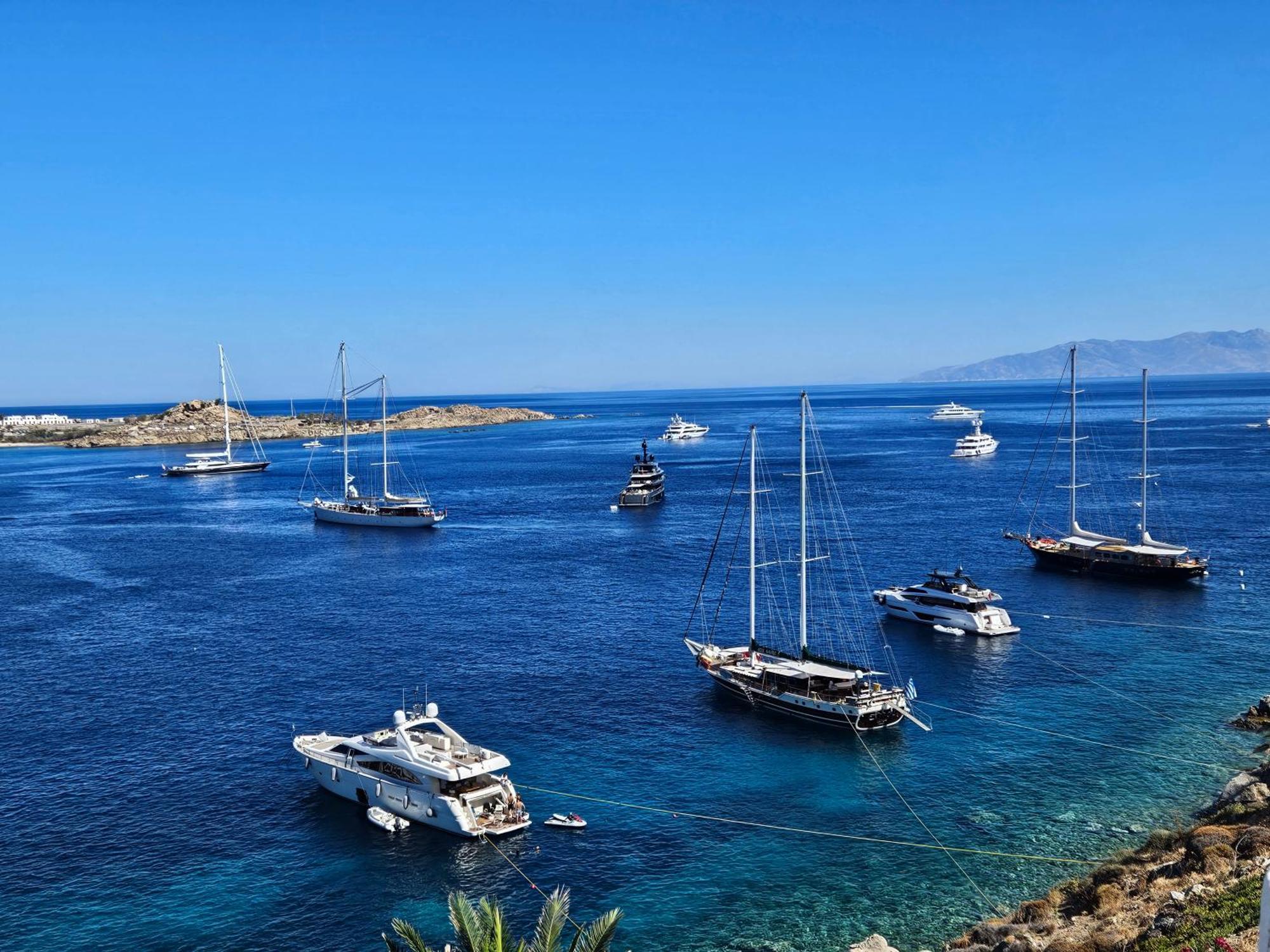 الشقق الفندقية بساروفي  Mykonos Azure المظهر الخارجي الصورة