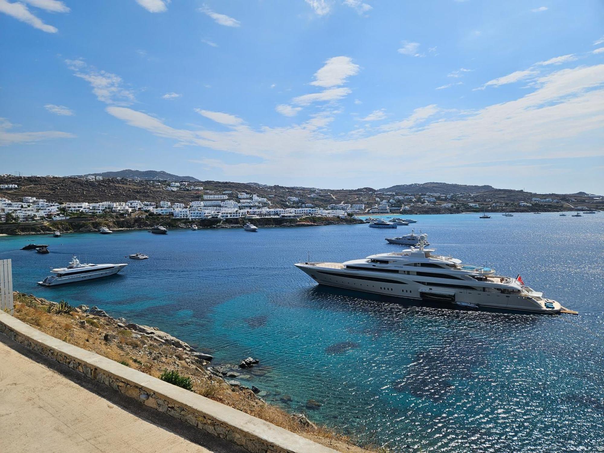الشقق الفندقية بساروفي  Mykonos Azure الغرفة الصورة